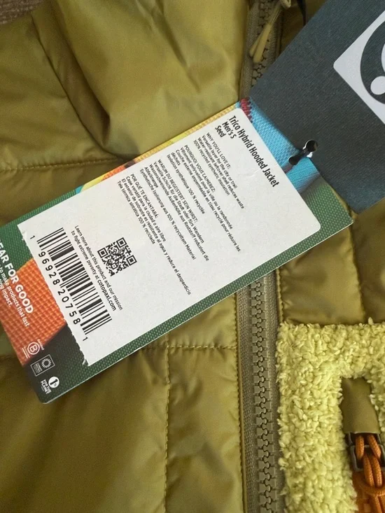 NWT Cotopaxi Trico Hybrid Hooded Jacket in color Seed (greens) - Picture 3 of 9